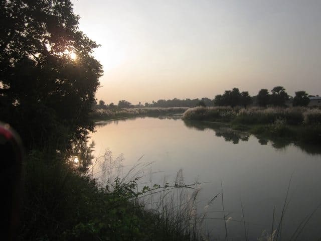 Kopai river from amar kutir