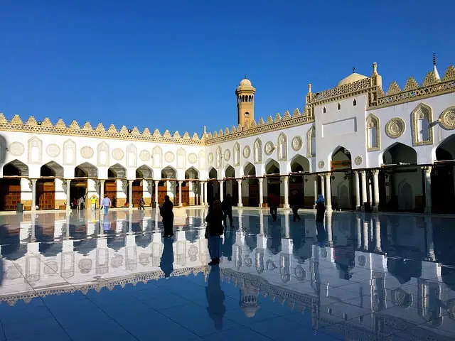 Al-Azhar Cairo Islam Mosque Egypt Blue Mosque