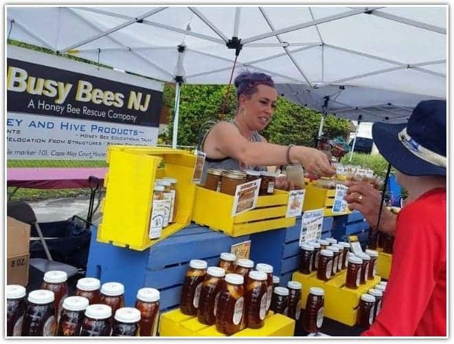 Busy Bees NJ Honey stall