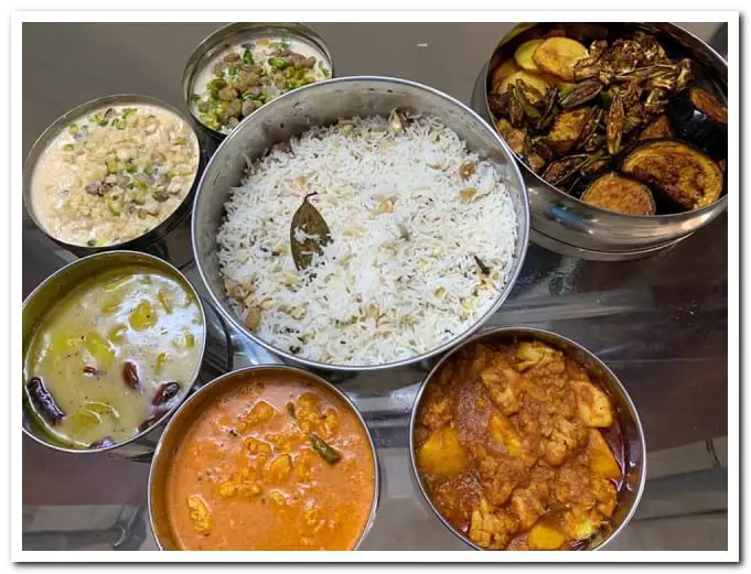 North Bombay Sarbojnin Durga Puja Bhog