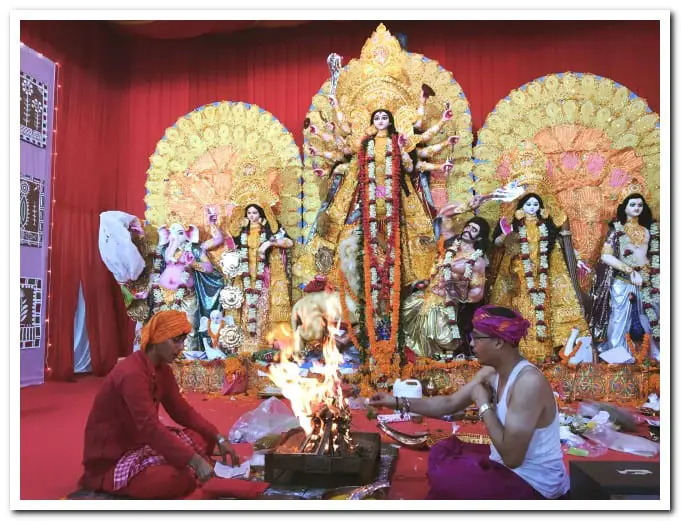 Mumbai Durga Puja rituals