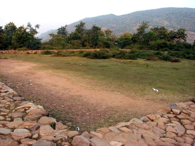 Jail of Bimbisar Archeological site in Rajgir