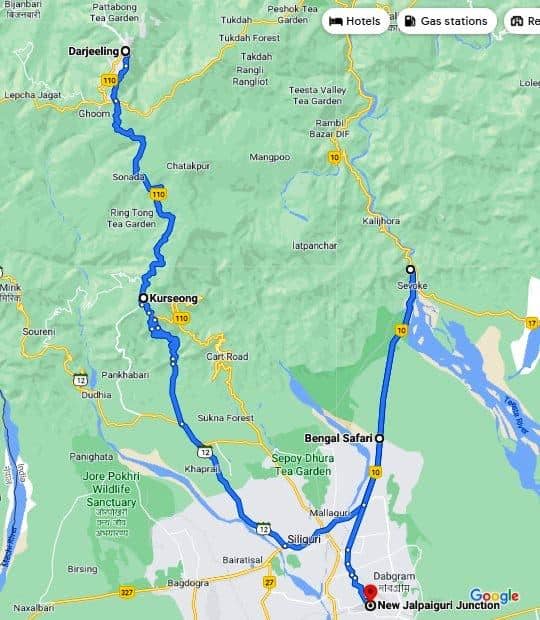 Kurseong to Darjeeling Travel Guide from Kolkata