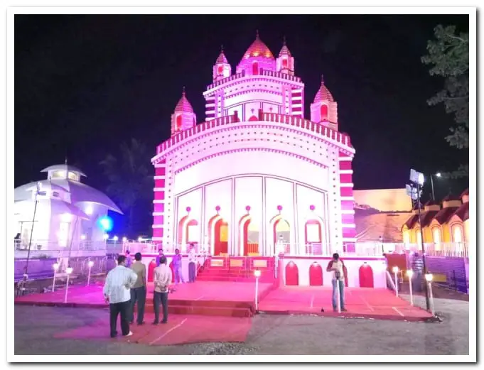 Pune Kalibari Khadki Durga puja mandap