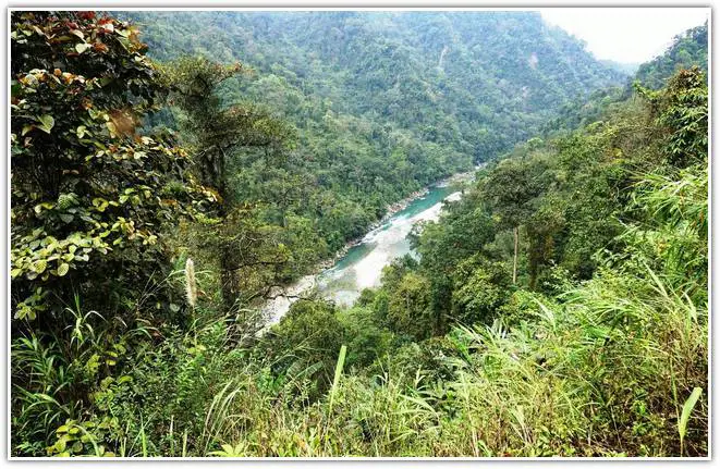 A landscape of Namdapha National Park