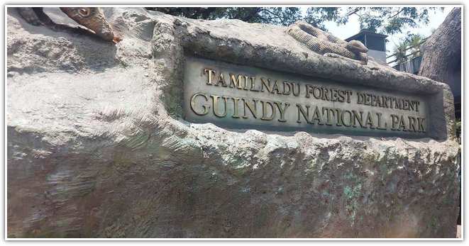 Guindy National Park entrance