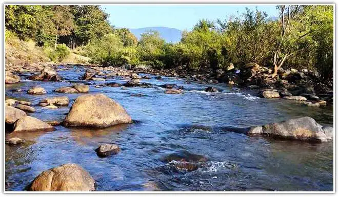 Natural landscape in Simlipal Forest