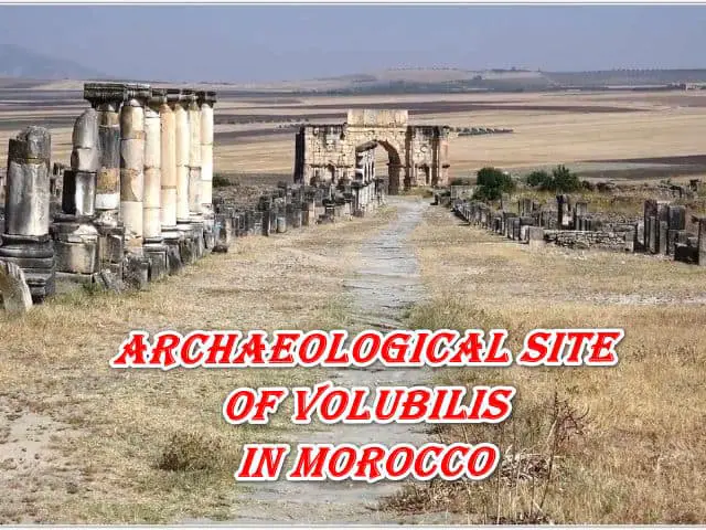 Archaeological Site of Volubilis in Morocco