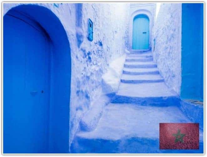 Blue Chefchaouen in Morocco Africa