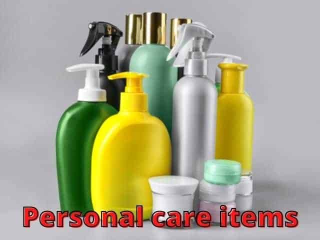 Carry Personal care items