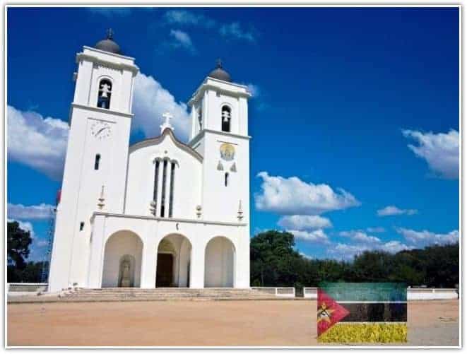 Nampula catholic church in Mozambique