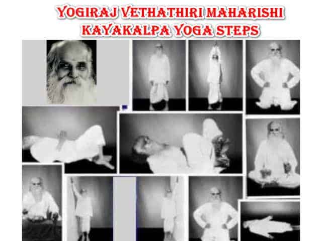 Yogiraj vethathiri maharishi kayakalpa yoga steps