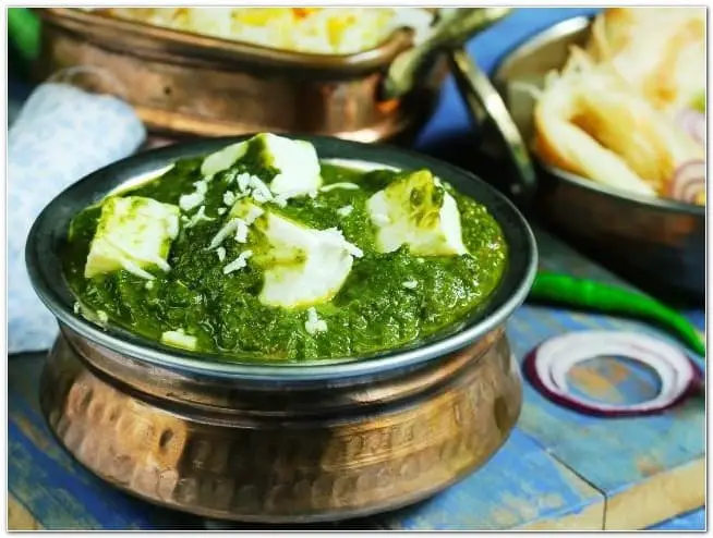 Saag paneer