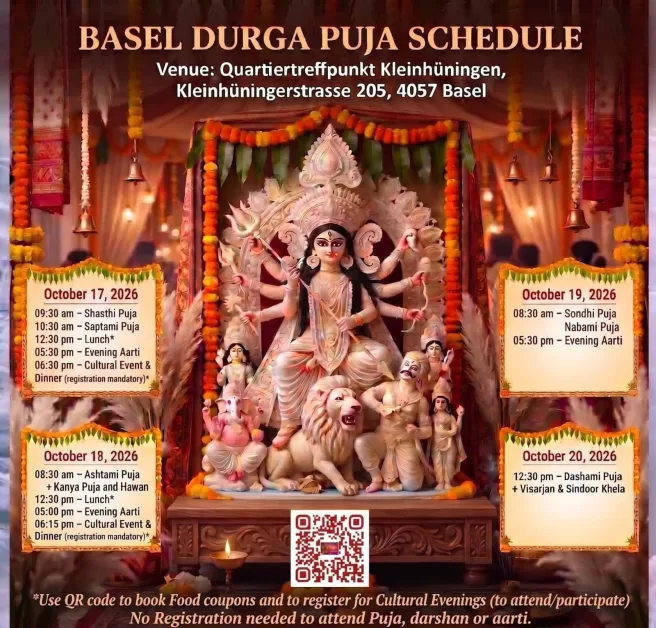 Durga Puja at Basel, Switzerland