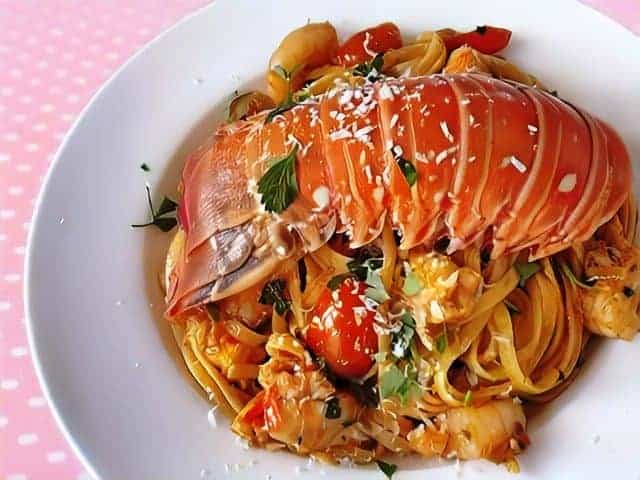 lobster linguine Locanda Locatelli Restaurant