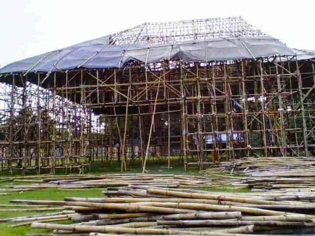 Deshapriya Park Durga Puja Preparation