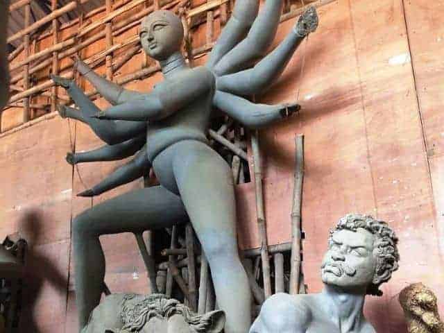 Deshapriya Park Durga Puja Idol Making