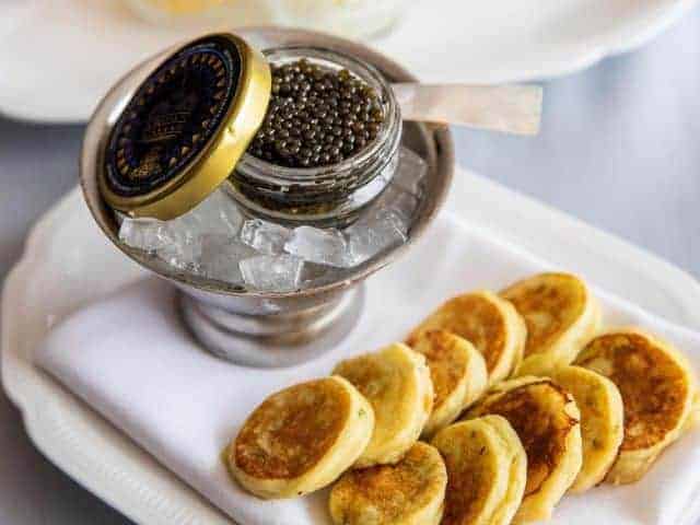 Caviar at Monarch Restaurant Dallas