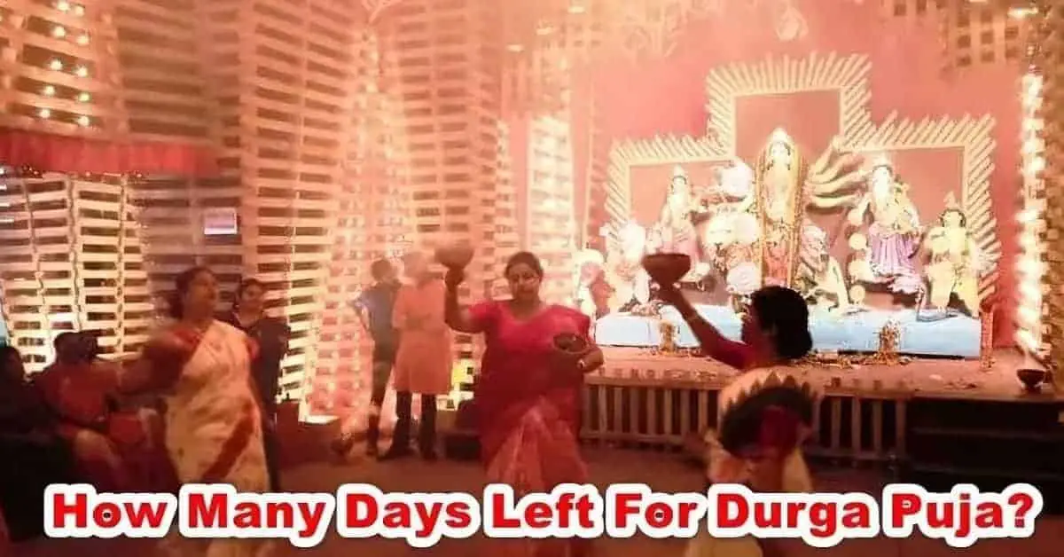 How Many Days Are Left For Durga Puja