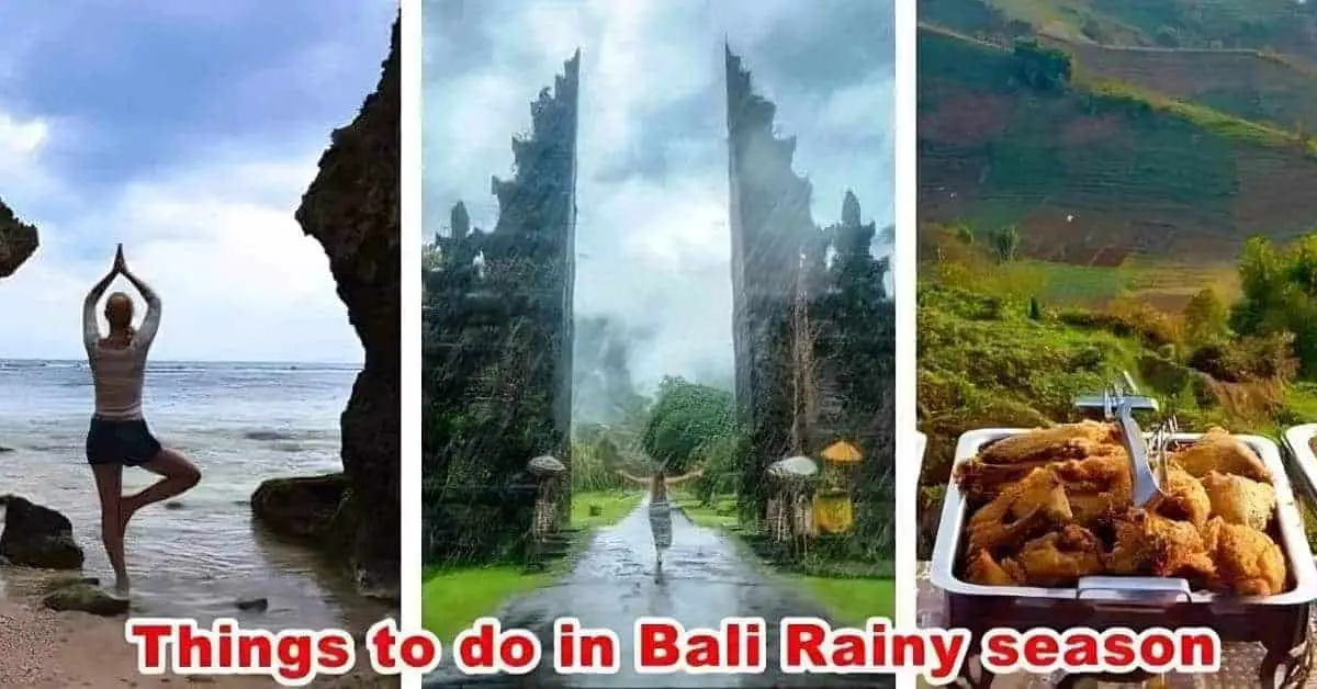 Bali rainy season