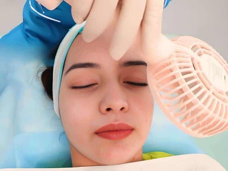 Chemical Peel treatment at Crystal Mountain
