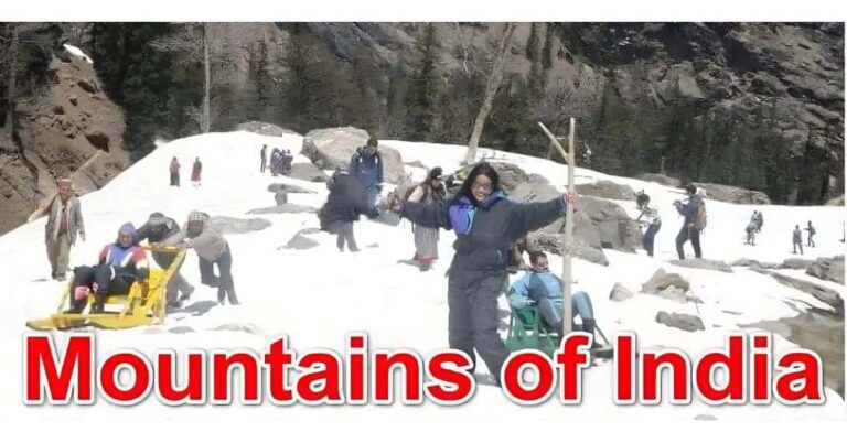 Highest Peaks and Mountain ranges in India