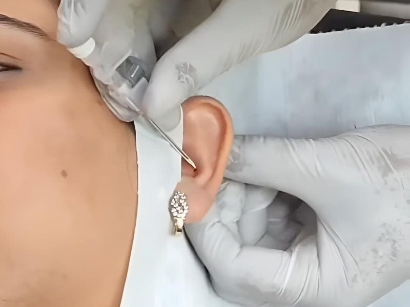 Conch piercing at TATTOO 13 & Laser Tattoo Removal