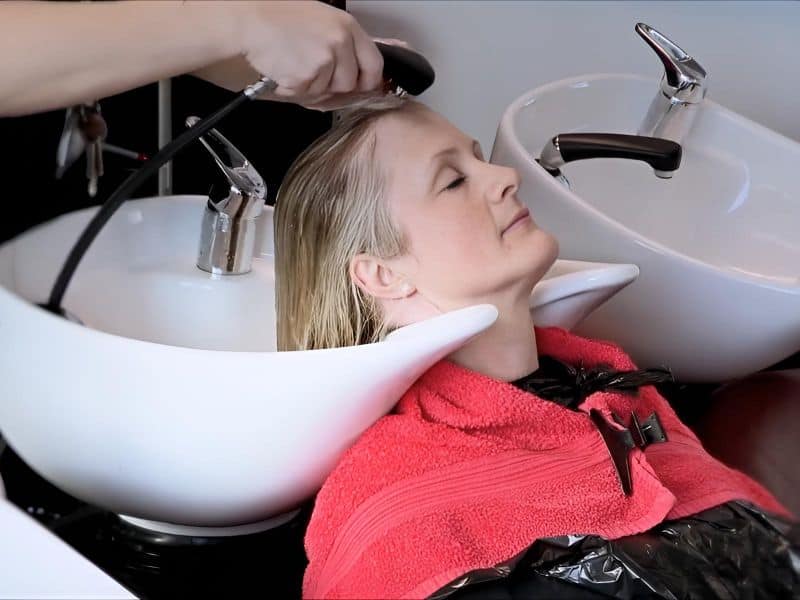 Deep conditioning at Rock Your Locks Salon