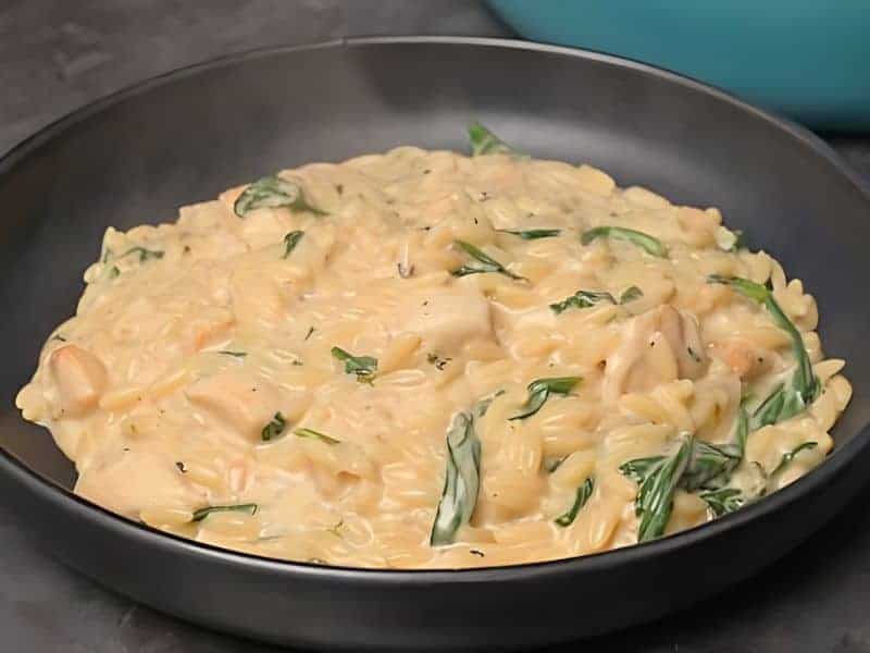 JAX Northside Food & Spirits Chicken Spinach Orzo