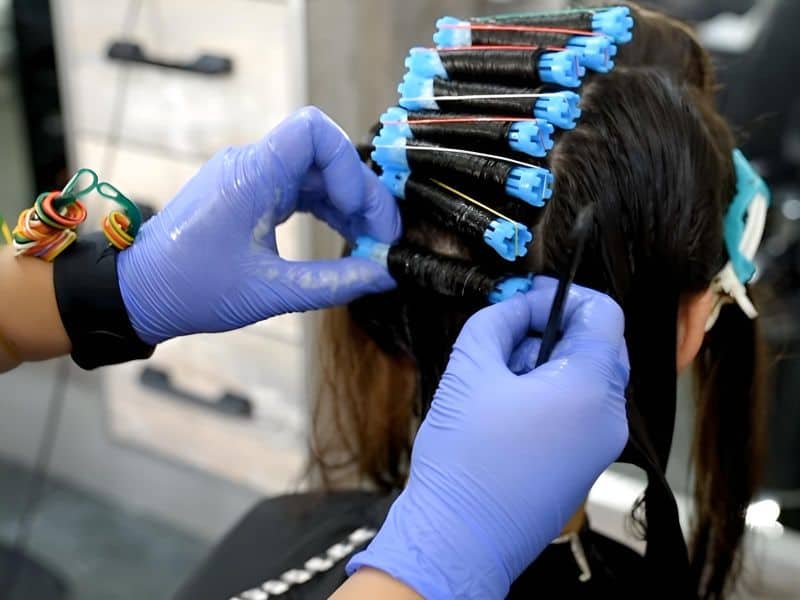 Permanent waving at Legato Salon & Spa