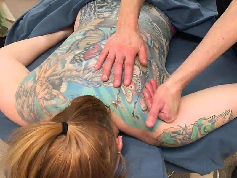 Swedish massage at AllenMay Salon and Day Spa