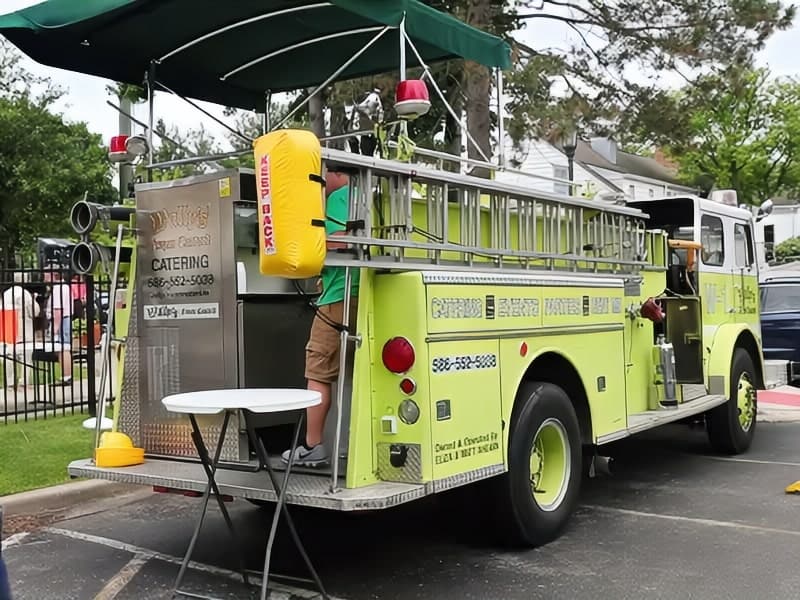 Wally's Frozen Custard ice cream truck