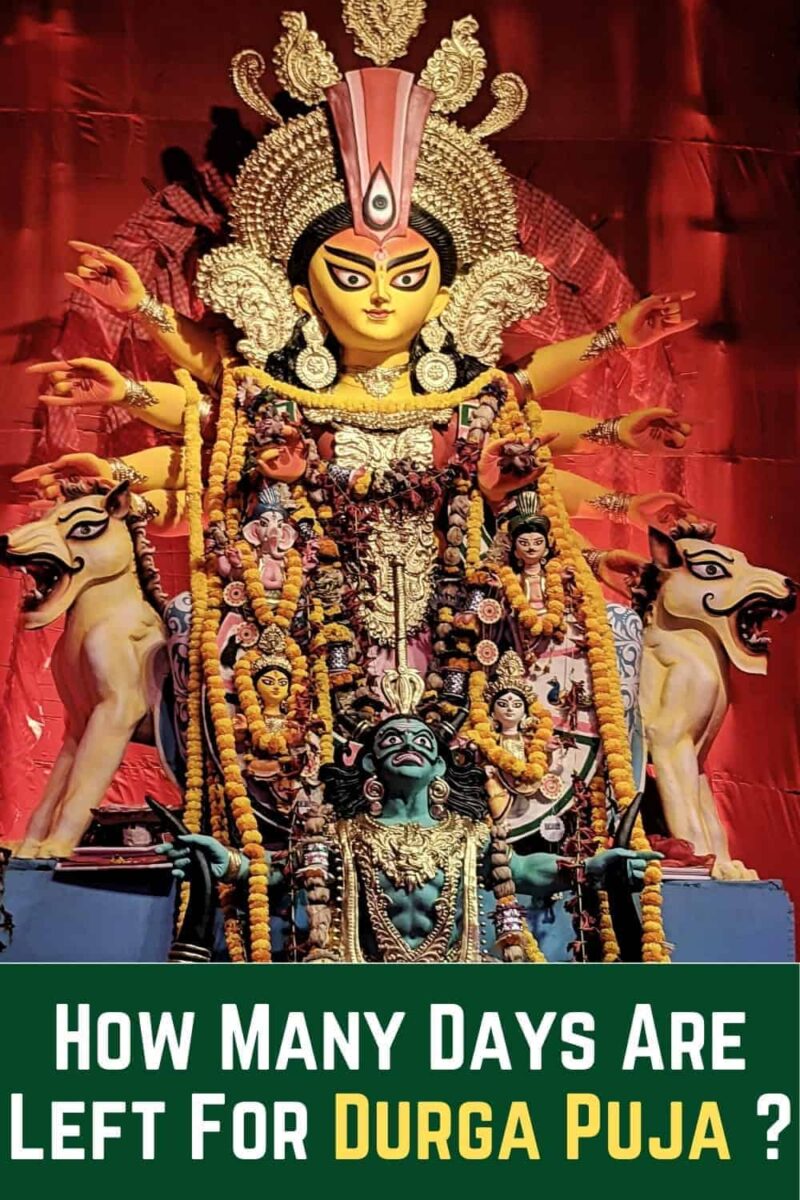 How Many Days Are Left For Durga Puja in West Bengal