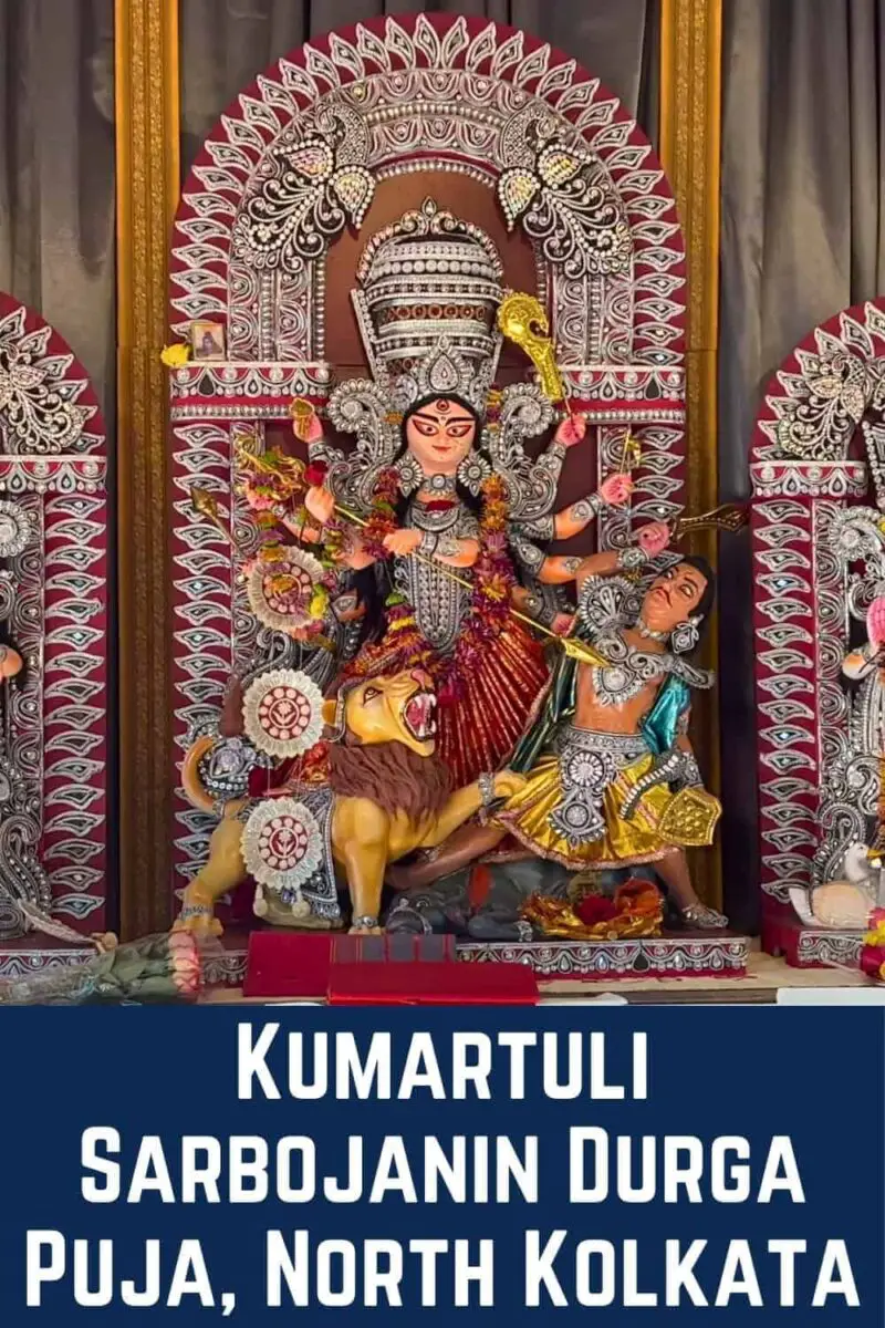 Kumartuli Sarbojanin Durga Puja, North Kolkata